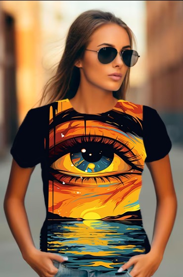 CAMISETAS SUBLIMADAS 3D DAMA