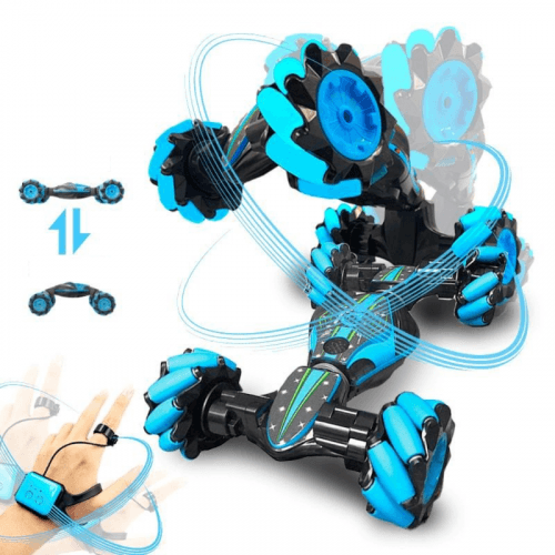 Carro Control Por Gestos Acrobático Luces Led Humo Vapor