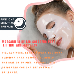 MASCARILLA DE BIO-COLAGENO PURO LIFTING  ANTI-ARRUGAS💟