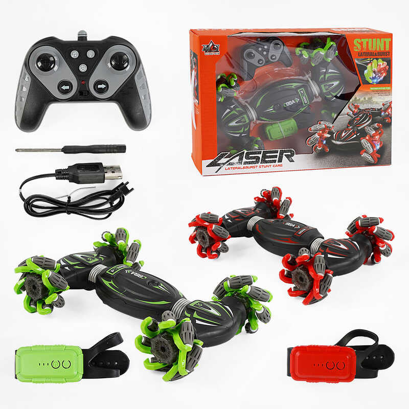 Carro Control Por Gestos Acrobático Luces Led Humo Vapor