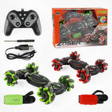 Carro Control Por Gestos Acrobático Luces Led Humo Vapor